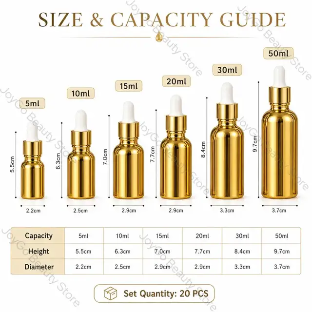 Glass Dropper Bottles view 2