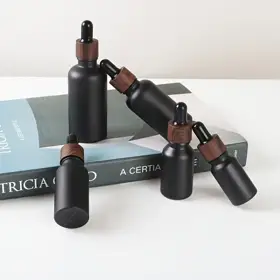 Frosted Glass Dropper Bottles