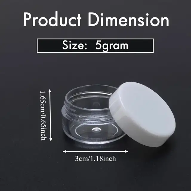 Plastic Lip Balm Pots view 2
