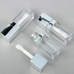 Square lip gloss tubes