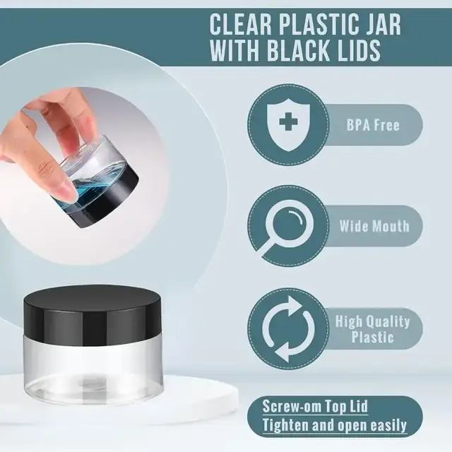 Plastic Lip Balm Pots view 2