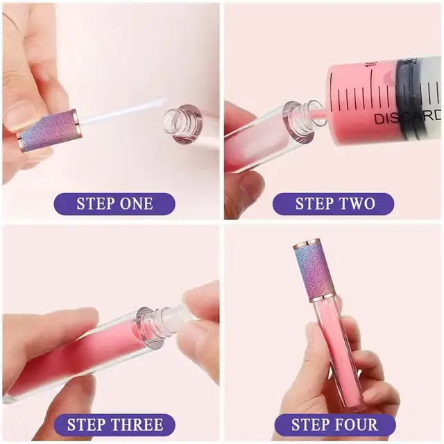 Diamond-Shaped Plastic Lip Gloss Tubes view 2