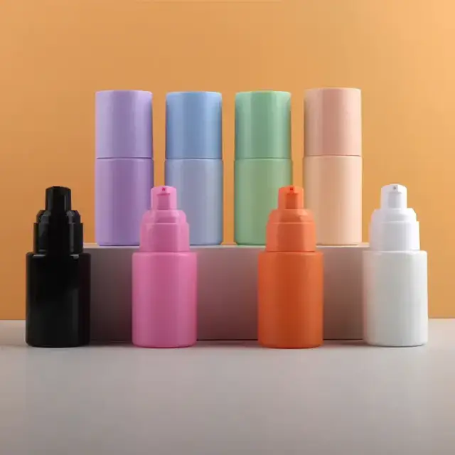 Frosted Glass Lotion Bottles