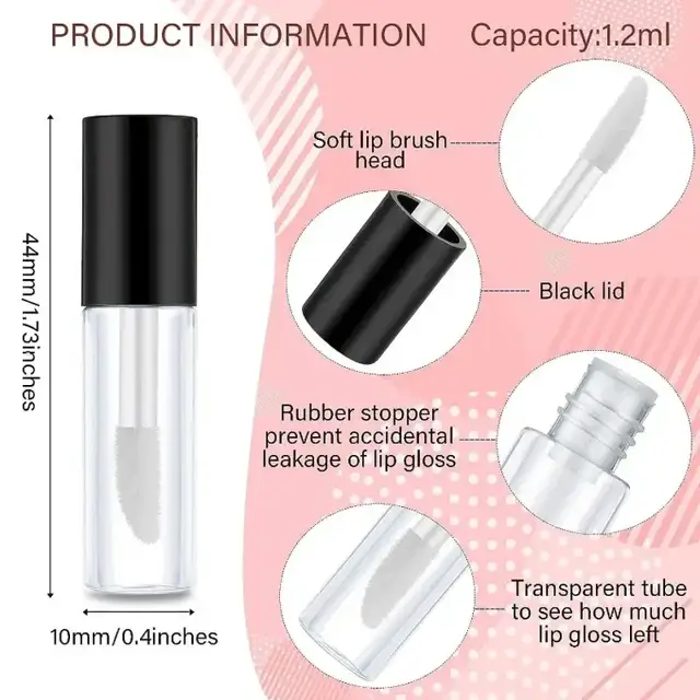 Mini Lip Gloss Tubes view 2