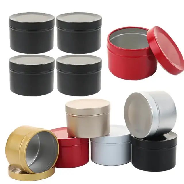 Aluminum cosmetic tins