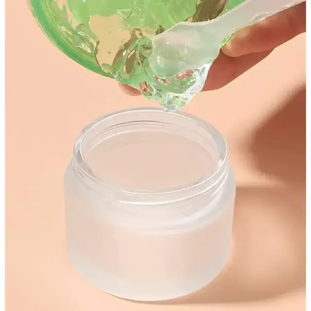 Frosted Glass Cosmetic Jars view 2