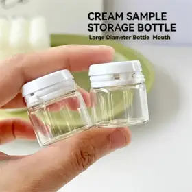 Glass Cosmetic Jars