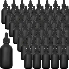 Frosted Glass Dropper Bottles