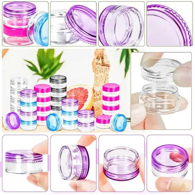 Plastic Lip Balm Pots view 2