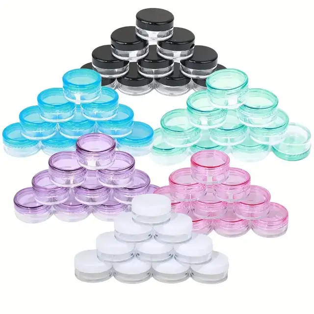 Plastic Lip Balm Pots